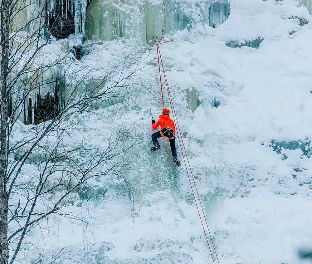 Ice Climbing in Finland