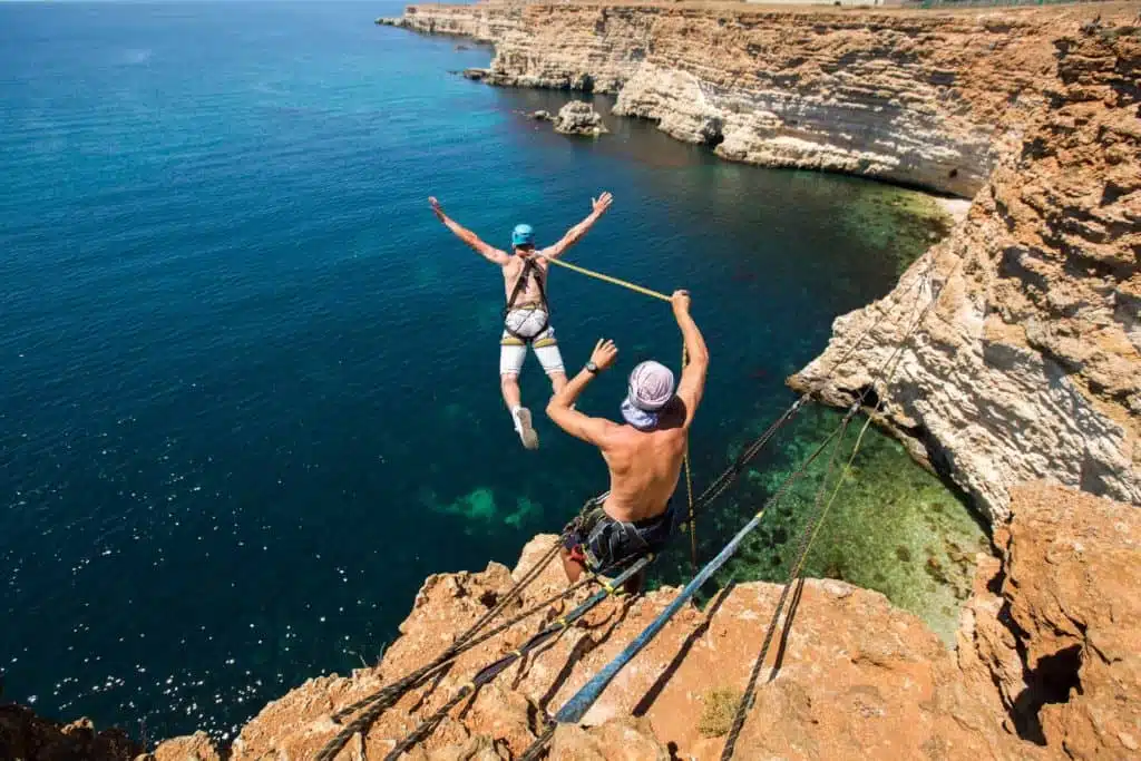 Jumping in Twin Falls