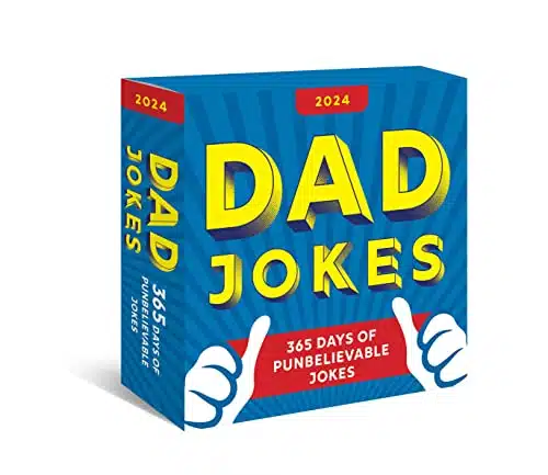 Dad Jokes Boxed Calendar Days of Punbelievable Jokes (Daily Joke Calendar for Him, Desk Gift for Her) (World's Best Dad Jokes Collection)