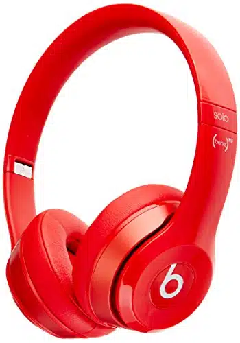 Beats Solo IRED On Ear Headphone NOT WIRELESS   Red (Renewed)