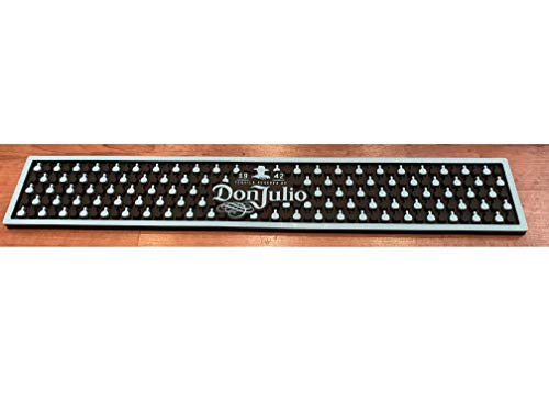 Don Julio Tequila NEW LOOK Black And Teal Rubber Bar Rail Spill Catch Mat