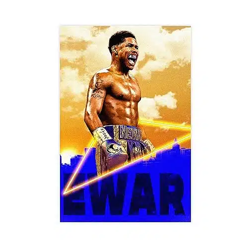 Shakur Stevenson Boxer Player PosterCanvas Art Posters Home Fine Decorations Unframexinch(xcm)