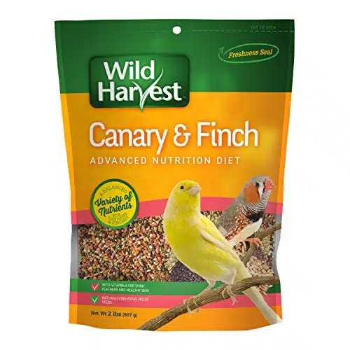 Wild Harvest BQ Canary and Finch Food Blend, One Size, Pound (Package May Vary)