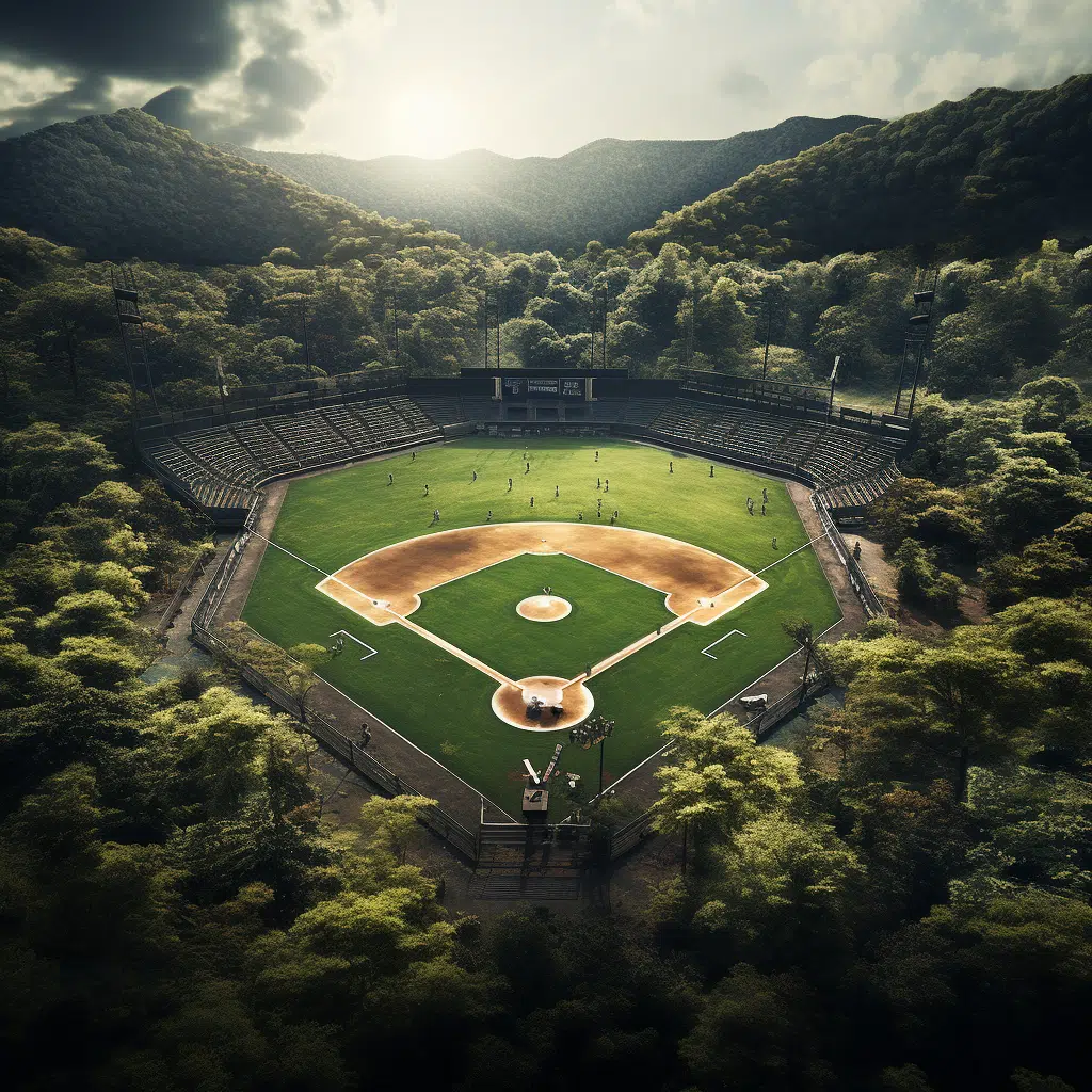 baseball field