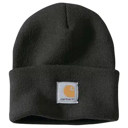 Carhartt Men's Knit Cuffed Beanie, Black, One Size