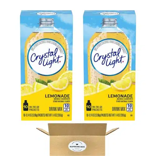 Crystal Light Lemonade Iced Tea Powdered Drink Mix   Pack of (Packets in total)