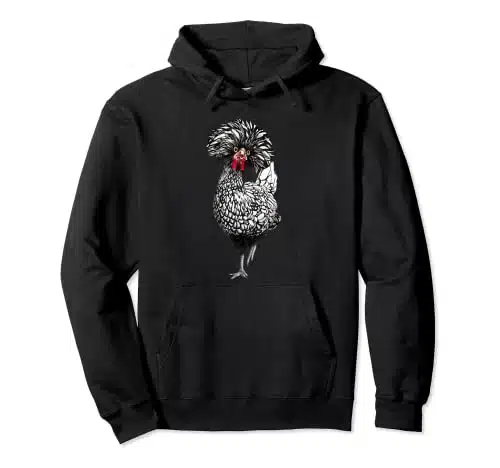 Funny Polish Chicken Shirt Backyard Chicken Coop Farm Pullover Hoodie