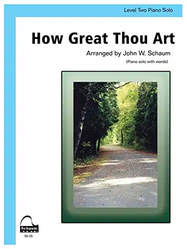 How Great Thou Art Includes Lyrics, Sheet (Schaum Publications Sheet Solo)