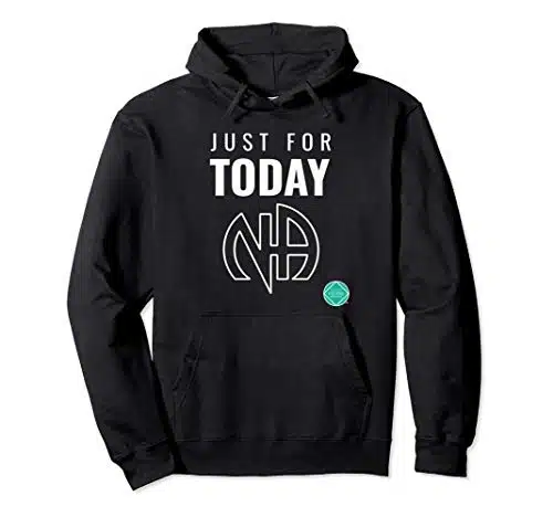 Just For Today Narcotics Anonymous NA AA Gift Hoodie