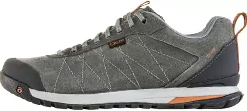 Oboz Bozeman Low Leather Hiking Shoe   Men's Charcoal