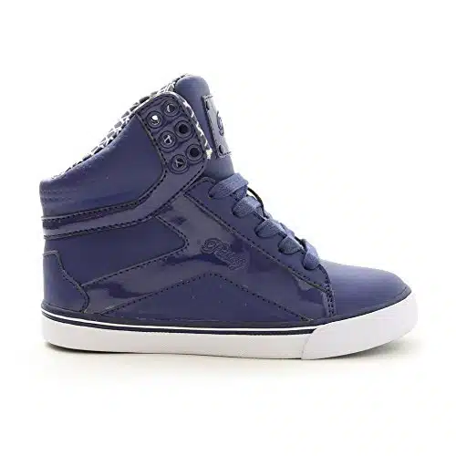 Pastry Women's Pop Tart Grid Sneaker, Navy,