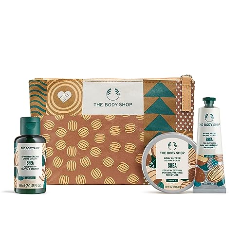 The Body Shop Nutty & Nourishing Shea Mini Body Care Holiday Gift Set, Vegan, Piece Set