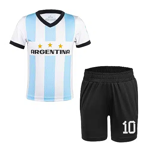 Unique Soccer Clothes for Kids #Argentina Soccer Practice Jersey Kit Outfits for Boys & Girls (CNSK at,Y)