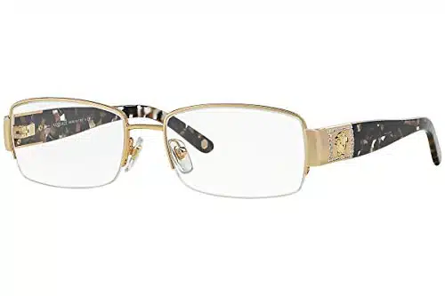 Versace VE B Eyeglasses wGold Frame and Non  mm Diameter Lenses,