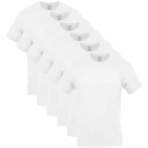 Gildan Men's Crew T Shirts, Multipack, Style G, White (Pack), X Large