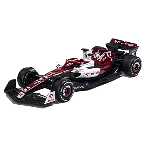 HTLNUZD Bburago FAlfa C#Valtteri Bottas Formula One FRomeo Racing Team Static Die Cast Alloy Vehicles Collectible Car Model Collection Gift (Standard FAlfa C#)