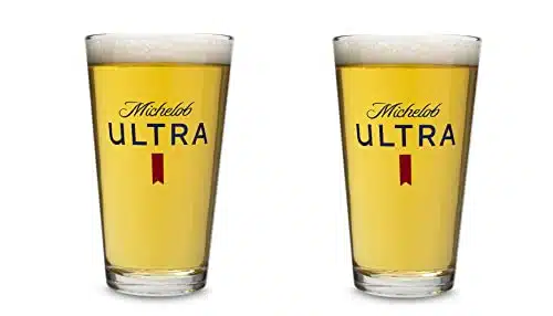 Michelob Ultra Pint Glass   Set of