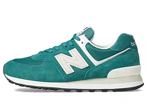 New Balance Unisex VLace Up Sneaker, GreenGrey,  Men