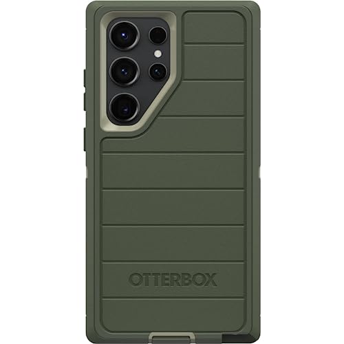 OtterBox Galaxy SUltra (Only)   Defender Series Case   Lichen The Trek (Green), Rugged & Durable   with Port Protection   Case Only   Microbial Defense Protection   Non Retail