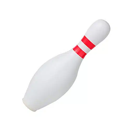 Plastic Coin Bank Bowling Pin Bank Unbreakable Saving Bank Cartoon Money Container Desktop Adornment for Home Living Room White