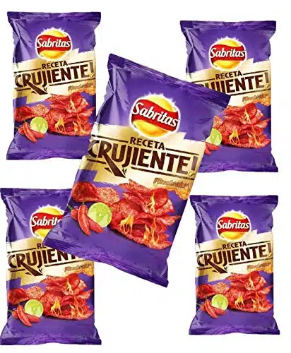 Sabritas Habanero Receta Crujiente (BOX WITH BAGS) grams each