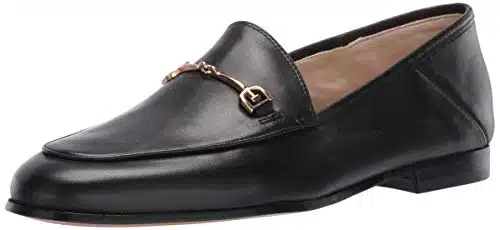 Sam Edelman Women's Loraine Loafer, Black Leather,