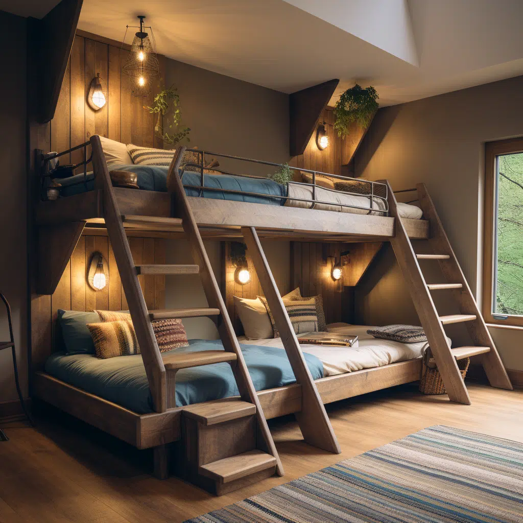 triple bunk bed