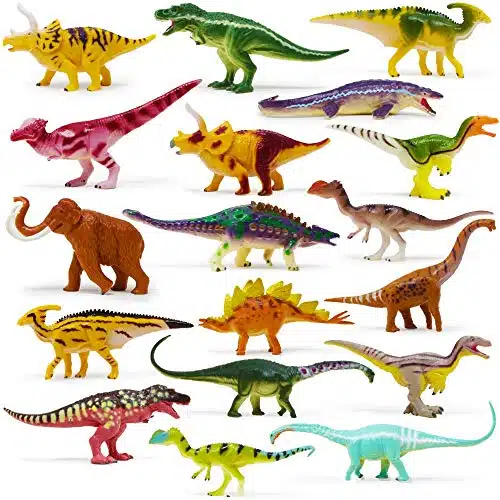 Boley Pack Dinosaur Toy Set   The Gosnell Model   Educational Dinosaur Toy and Mammoth Action Figure Playset for Kids   Great As Dinosaur Toys and Birthday Party Favors!   Age