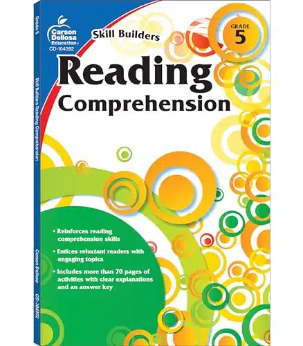 Carson Dellosa  Skill Builders Reading Comprehension Workbook  th Grade, pgs