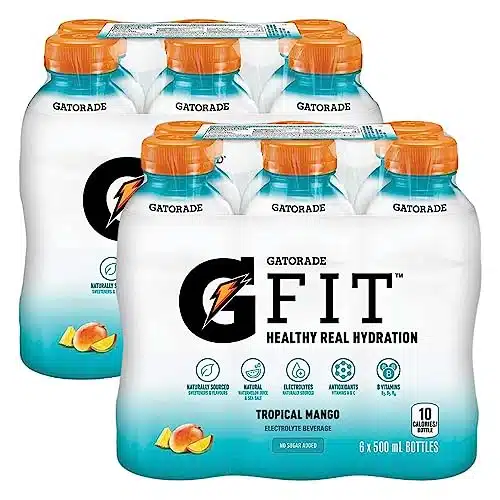 Gatorade G Fit Electrolyte Beverage, Healthy Real Hydration, Tropical Mango, x mlfl. oz. (Pack of ) Shipped from Canada