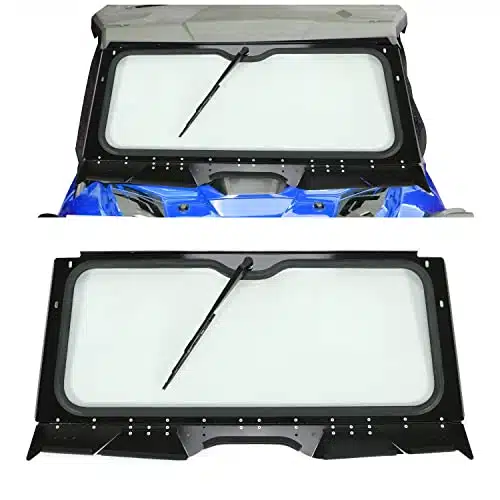 KUAFU Front Glass Windshield Compatible with + Honda Talon R X X Full Windscreen WWiper Aluminum Frame