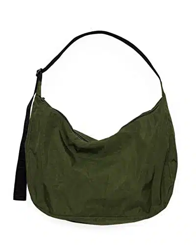 Large Nylon Crescent Bag   Bay Laurel