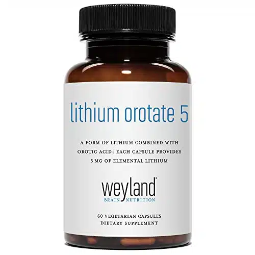 Lithium Orotate   mg of Elemental Lithium per Vegetarian Capsule