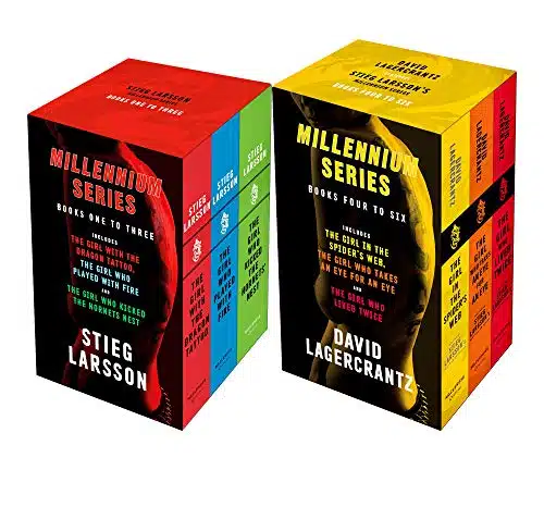 Millennium series Books Complete Collection Box Set by Stieg Larsson & David Lagercrantz (Books   )