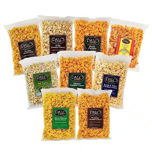 Palo Popcorn Gourmet Cheddar Cheese Popcorn Snacks, Gluten Free, Pick Custom Variety Pack, ounce bags (Pack of )