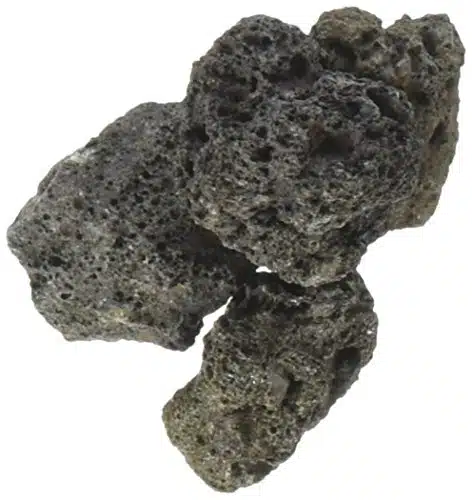 Pleasant Hearth LVRLava Rock, lb, Charcoal