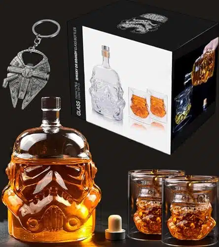 Tequila Whiskey Decanter ,Liquor Decanter, Marvel Gifts for Women or Man Gifts for Nerds