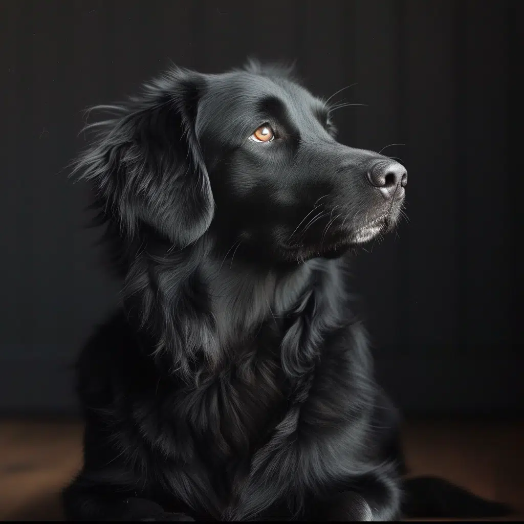 black golden retriever