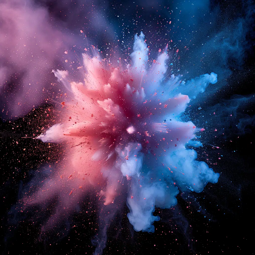 gender reveal fireworks