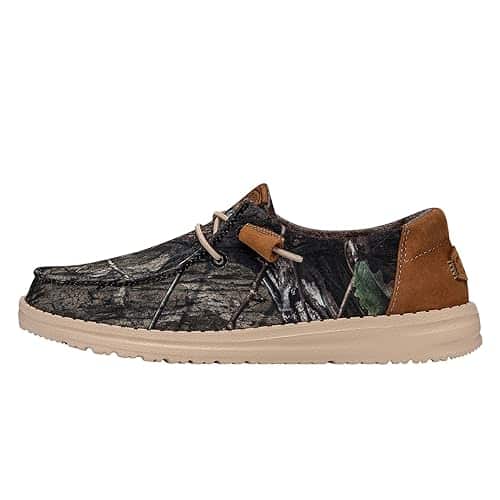 Hey Dude Wendy Mossy Oak CDNA W Camo Size  Women's Shoes  Women's Slip On Loafers  Comfortable & Light Weight