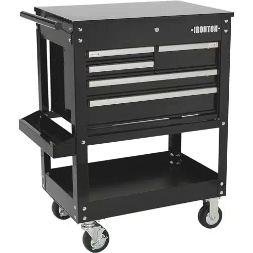 Ironton in. Drawer Mechanic's Tool Cart   in.L x in.W x in.H, Lb. Capacity