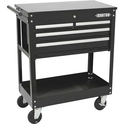 Ironton in. Drawer Tool Cart   in.L x in.W x in.H, Lb. Capacity