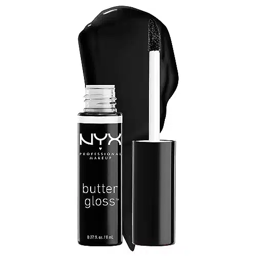 NYX PROFESSIONAL MAKEUP Butter Gloss, Non Sticky Lip Gloss   Licorice (Black)