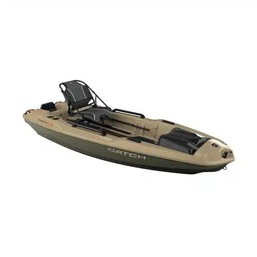 Pelican Catch PWR   Sit on Top Fishing Kayak   ErgoSeating System   ft   Light Kaki