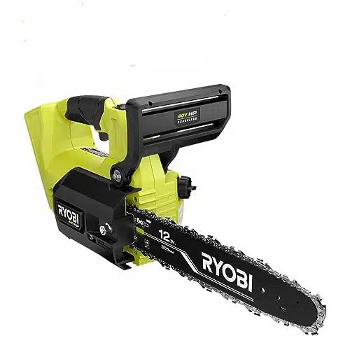 RYOBI V HP Brushless in. Top Handle Battery Chainsaw (Tool Only), RYBTL