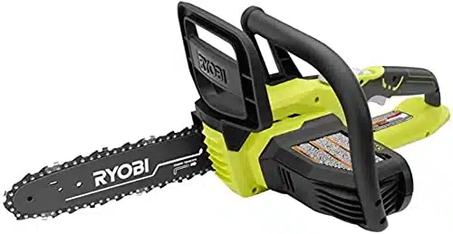 Ryobi Pin. ONE+ Volt Lithium+ Cordless Battery Powered Chainsaw Kit