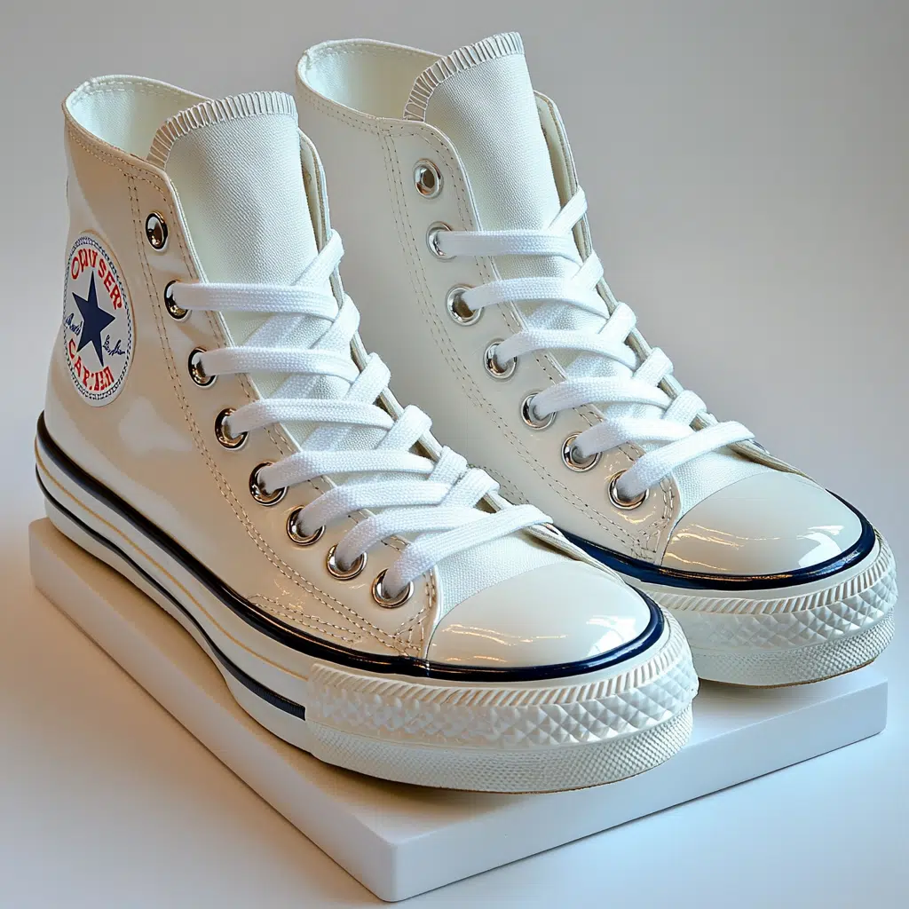 white platform converse