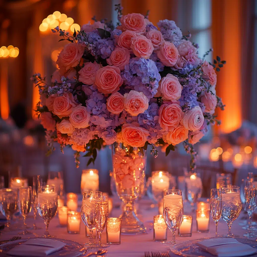 centerpieces at wedding receptions nyt