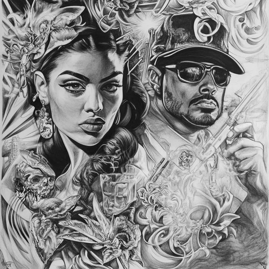 chicano drawings