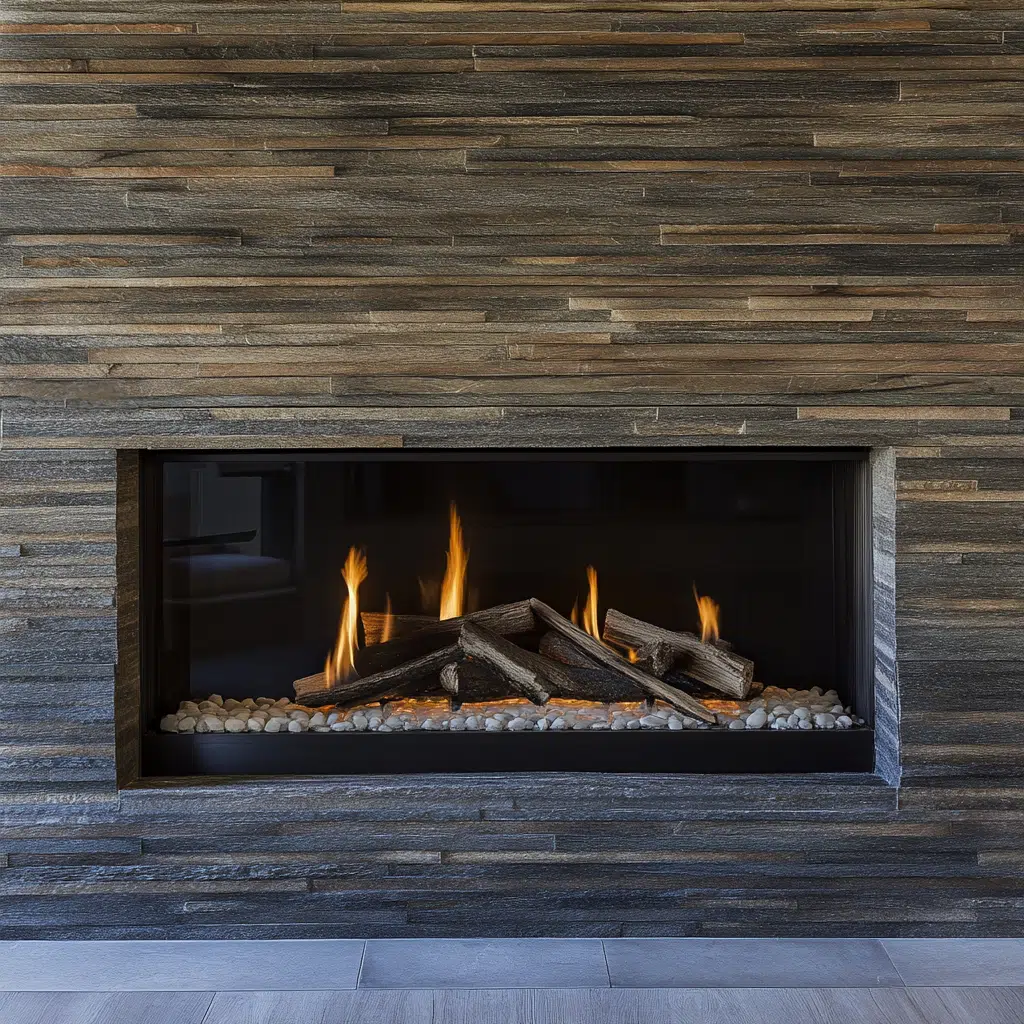 ventless gas fireplace